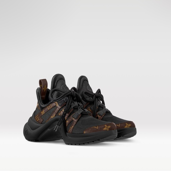 Louis Vuitton Black and Brown Sneakers - Picture 1 of 11